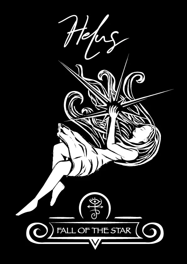 ilustracion 2 lineal blanco con fondo negro