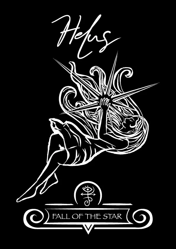 ilustracion lineal blanco con fondo negro